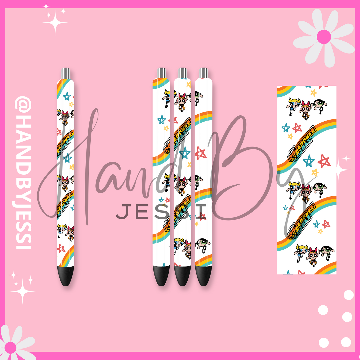 POWER PUFF RESIN PEN
