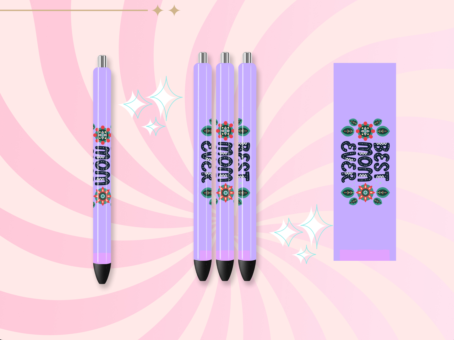 Best Mom resin pen