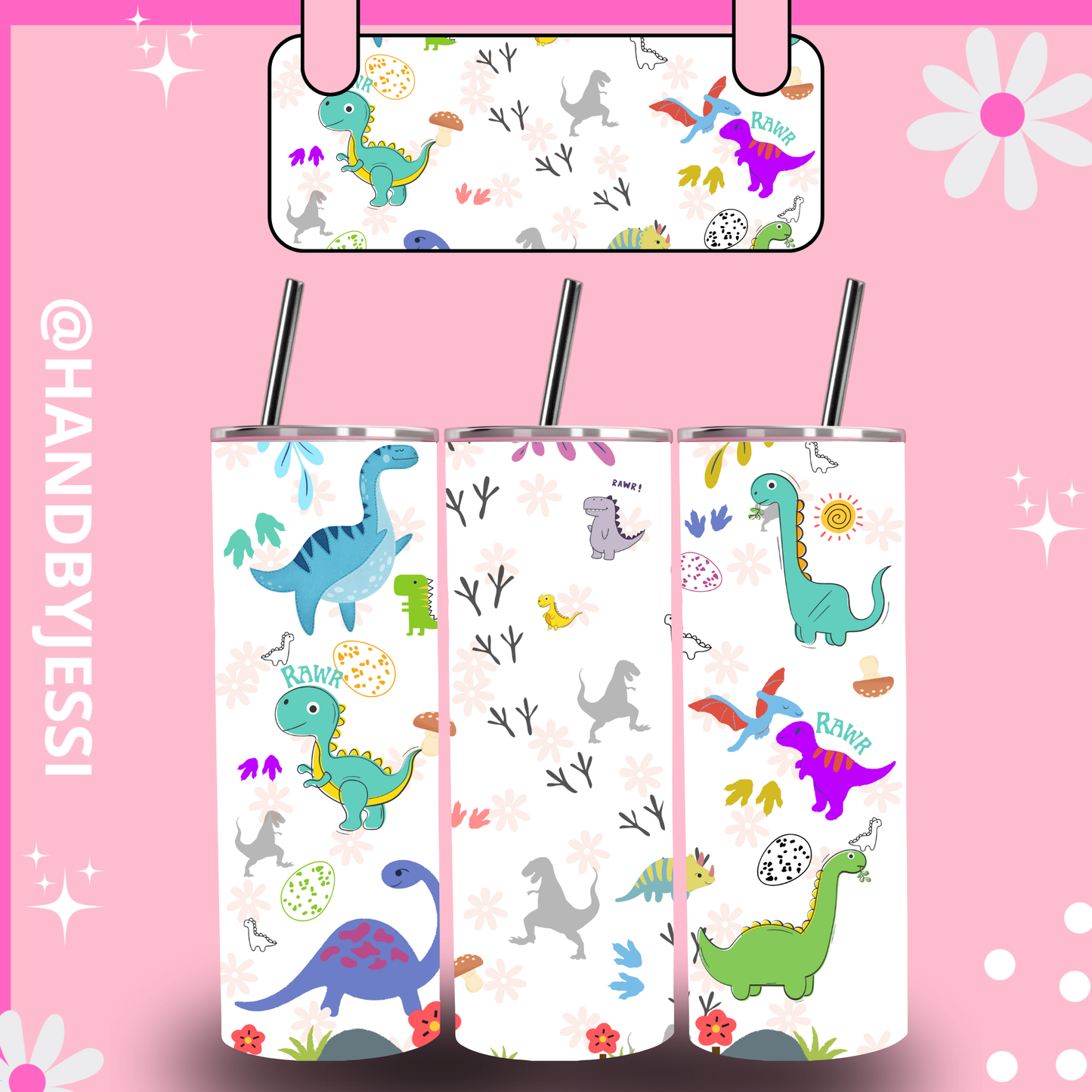 DINO SKINNY TUMBLER