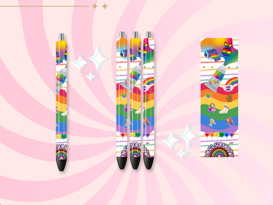 Pride resin pen