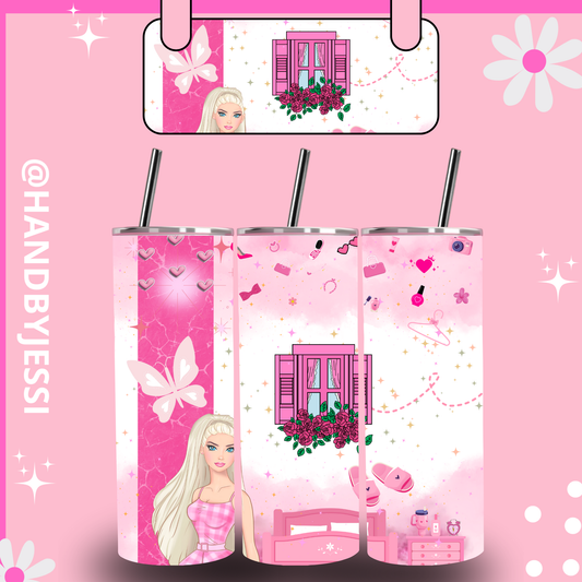 BARBIE SKINNY TUMBLER