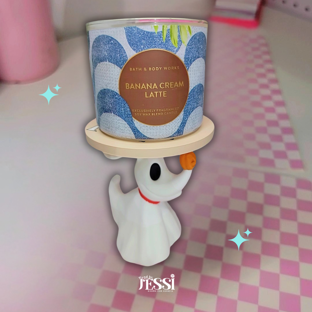 3D GHOST PUP CANDLE HOLDER