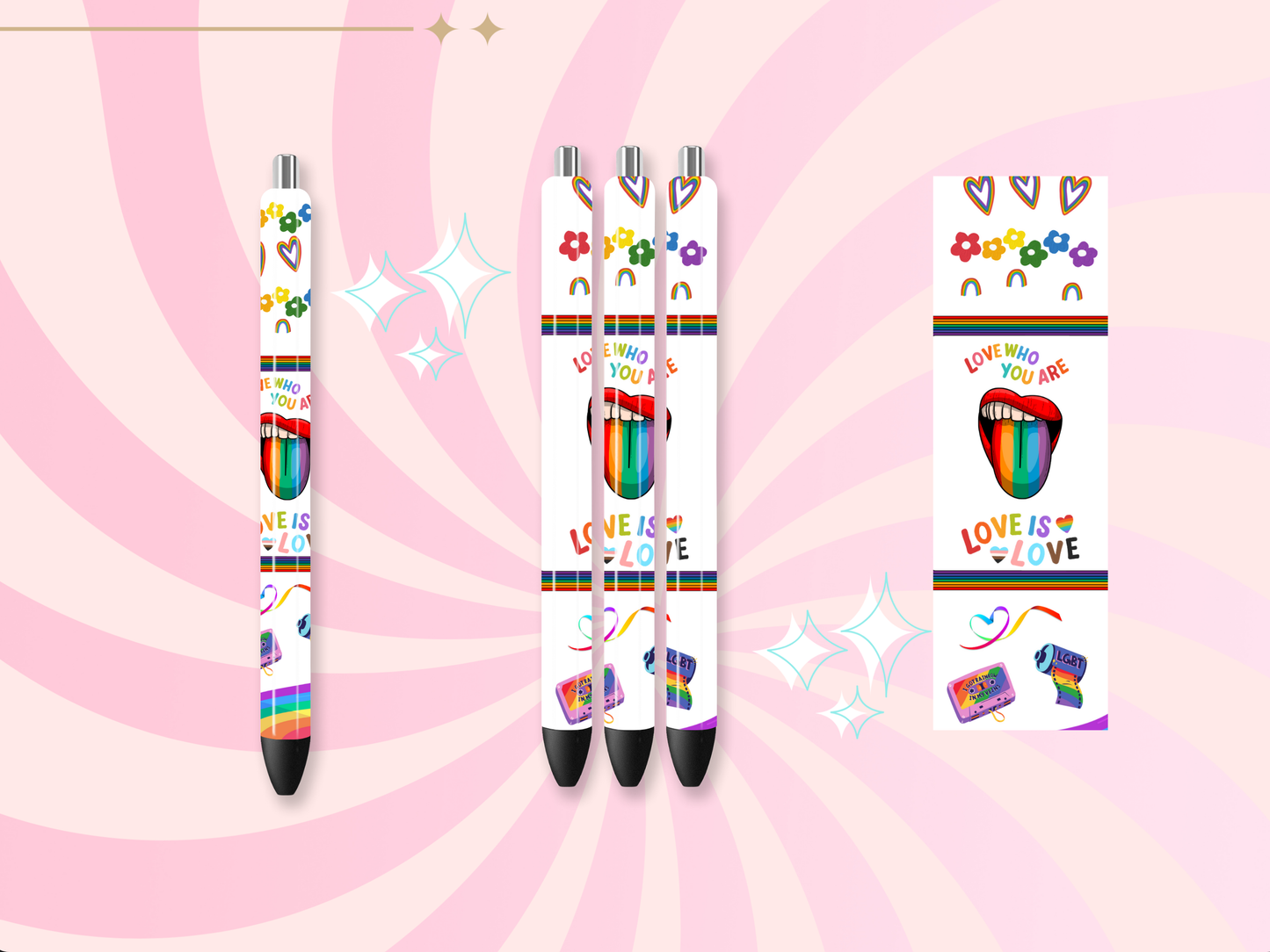 Love is love resin pen