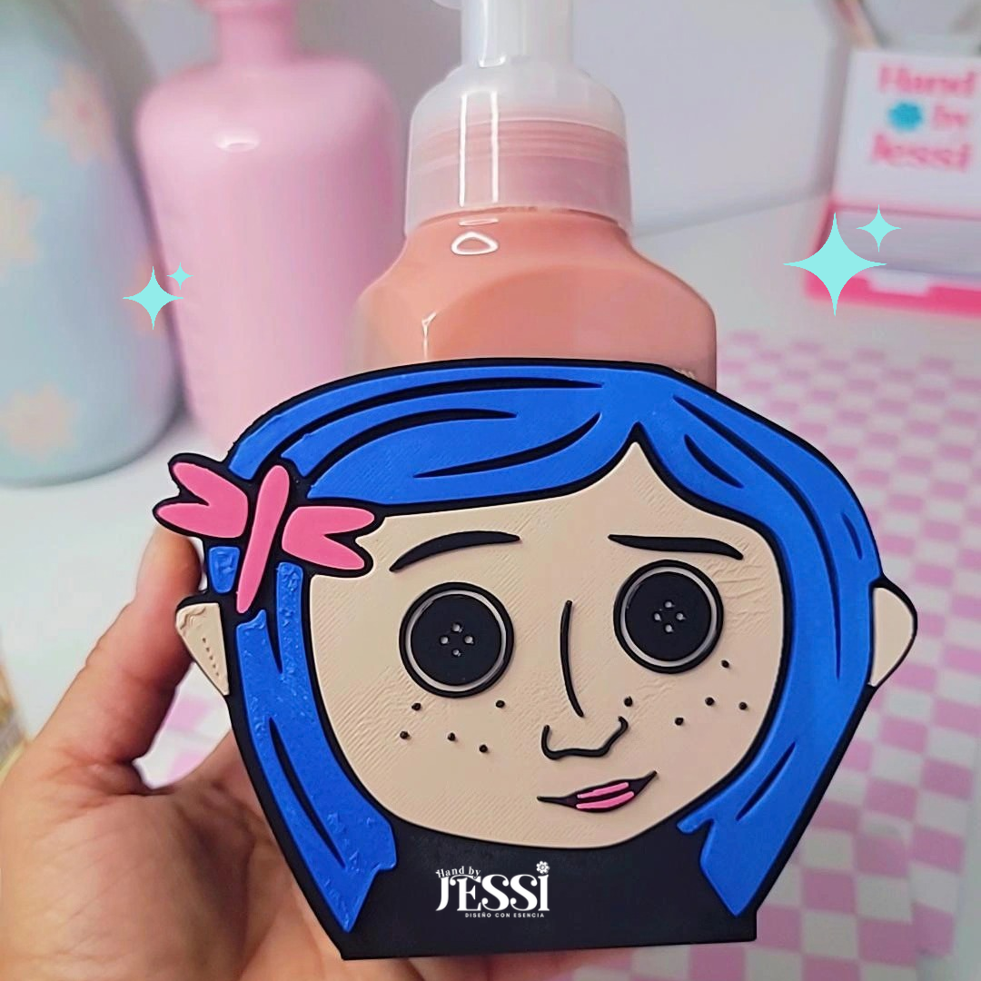 3D BUTTON EYES SOAP HOLDER