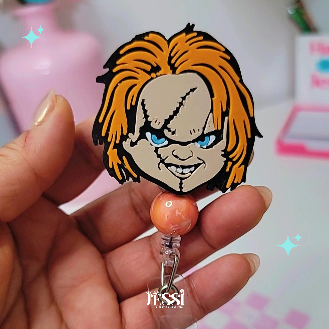 HORROR DOLL BADGE REEL