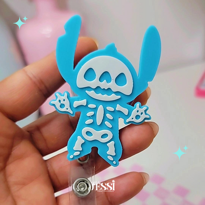 BLUE MONSTER BADGE REEL