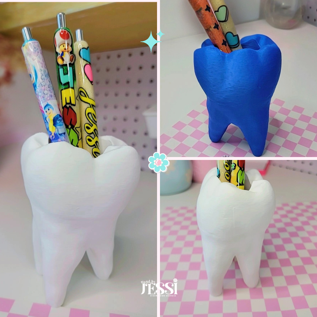 3D TOOTH PEN HOLDER