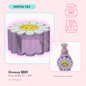 STL/3MF FILE ONLY – Groovy BBW Soap Holder
